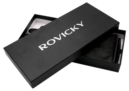 Genähte Herren Handschuhe aus Lammleder mit Bündchen – Rovicky