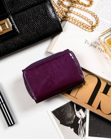 Kleine Damen-Geldbörse aus Lackleder – Peterson