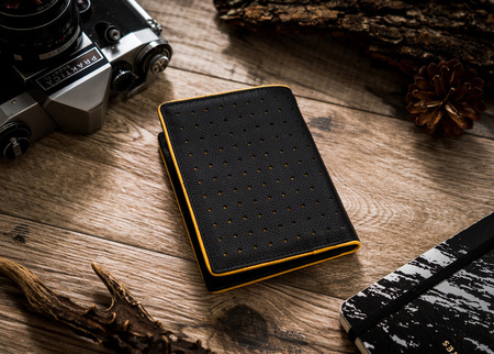 Herren Geldbörse aus Echtleder mit Kontrastnähten – Peterson