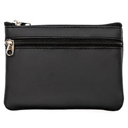 Schwarze Schlüsselmappe aus Echtleder