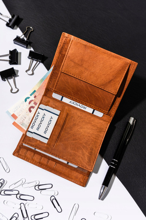 Große Herren Geldbörse aus Leder – Always Wild