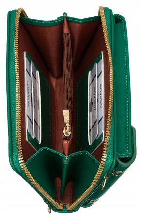 2-in-1 Handtasche-Geldbörse mit langem, abnehmbarem Riemen – 4U Cavaldi