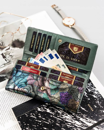 Große Damen Geldbörse aus Leder horizontal – Peterson