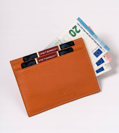 Dokumenten- und Geldschein-Etui aus Leder – Peterson