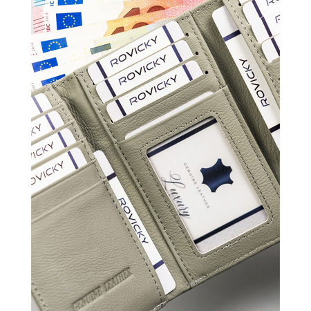 Damen Geldbörse Blumenmuster mit Druckknopf – 4U Cavaldi