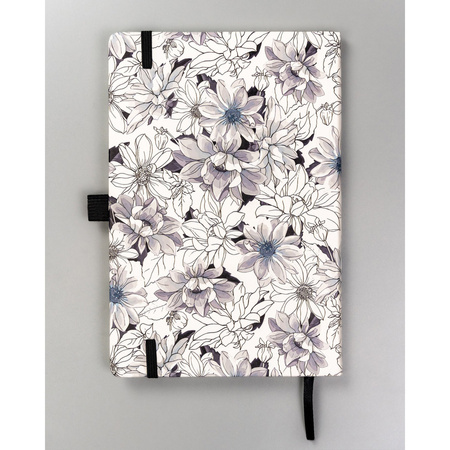 Notizbuch A5, punktiert und mit Gummiband – Peterson