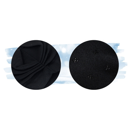 Städtische Damen Mütze mit Kristallen – Peterson