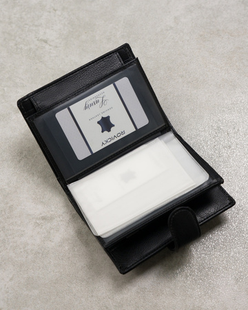 Klassische Herren Geldbörse mit Ziernähten – Cavaldi