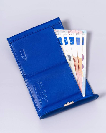 Kleine Damen Geldbörse aus Leder mit Druckknopf – Peterson