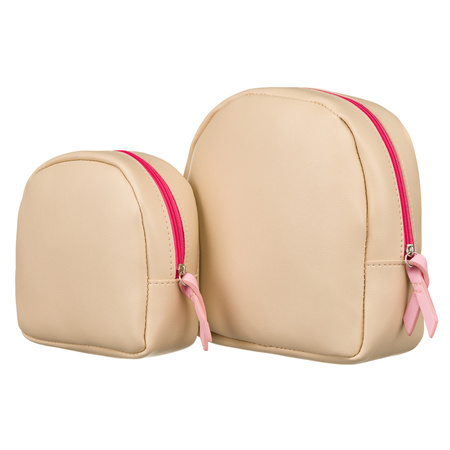 Set aus zwei Damen Kosmetiktaschen aus Öko-Leder – Rovicky