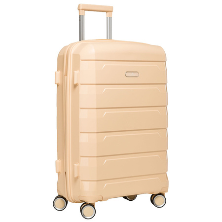 Kofferset in Beige aus Polypropylen mit ausziehbaren Griffen - Peterson