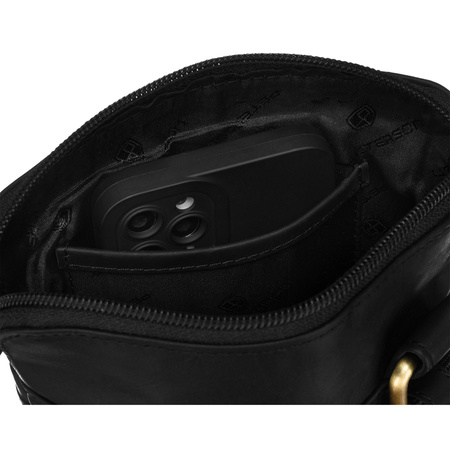 Herren Ledertasche im Vintage-Stil für die Schulter – Peterson