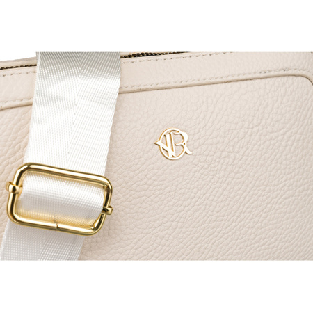 Stadttasche Umhängetasche in Beige – Rovicky