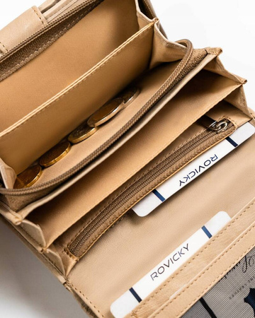 Elegante Damen Geldbörse aus Echtleder – Rovicky