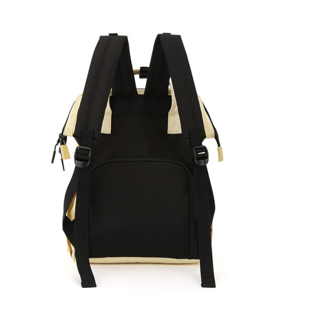 Gelber, praktischer Damen Rucksack aus Polyester mit Reißverschluss – Himawari