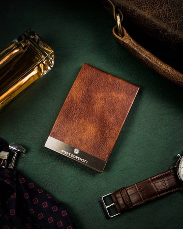 Visitenkartenetui aus Öko-Leder – Peterson