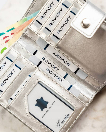 Elegante Damen Geldbörse aus Öko-Leder – Rovicky