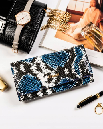 Große Damen Geldbörse aus Echtleder und Öko-Leder – 4U Cavaldi