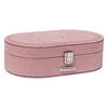 Lachsfarbene Schmuckschatulle mit Schnappverschluss – Peterson
