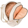 Rucksack mit verstellbaren Schultergurten in Beige - Rovicky