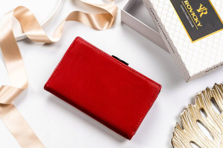 Geräumige Damen Geldbörse aus echtem und Öko-Leder – Rovicky