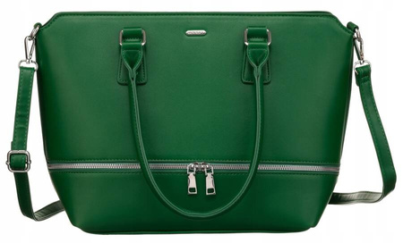 Stilvolle Damen Shopper aus Öko-Leder mit abnehmbarem Riemen – Rovicky