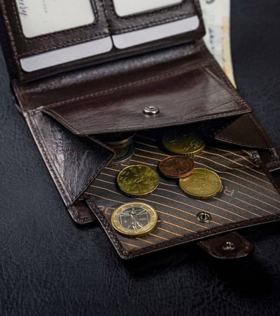 Elegante Herren Geldbörse aus Echtleder – Rovicky