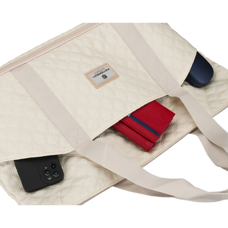 Beige Trainingstasche aus Polyester, mit einem Fach - Peterson