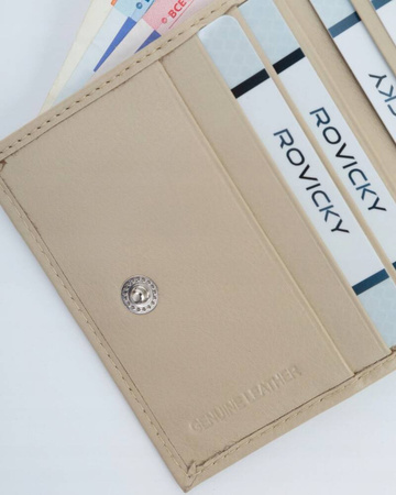 Kleiner praktischer Damen Geldbörse aus echtem Leder – Rovicky