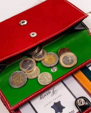 Große Damen Geldbörse aus Leder mit Druckverschluss – 4U Cavaldi