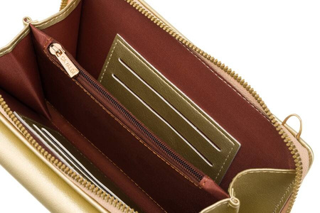 Mini Damen Umhängetasche mit Geldbörsenfunktion und abnehmbarem Riemen – 4U Cavaldi