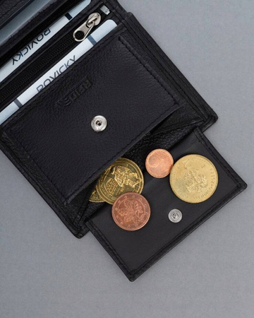 Herren Geldbörse aus Leder mit RFID-Schutz – 4U Cavaldi