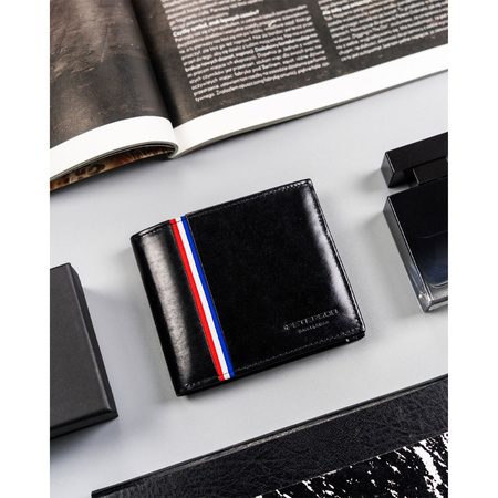 Geräumige Herren Geldbörse aus Leder ohne Verschluss – Peterson