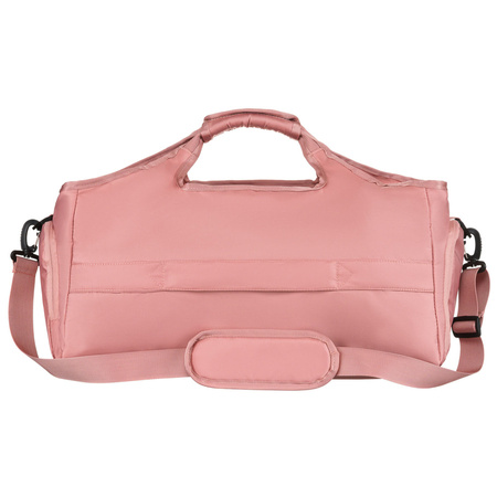 Sportliche Reisetasche aus Polyester in Pink mit Reißverschluss – Peterson