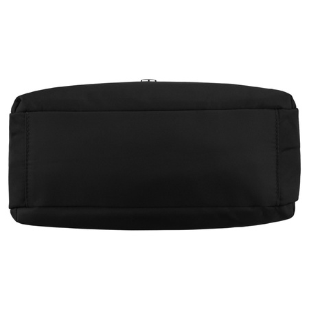 Schwarze, urbane Damenhandtasche aus Polyester, einteilig - Peterson