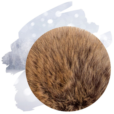 Graue Damen Mütze mit Bommel für den Winter – Peterson