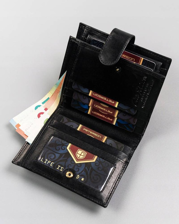 Große Herren Geldbörse mit Druckknopfverschluss – Peterson