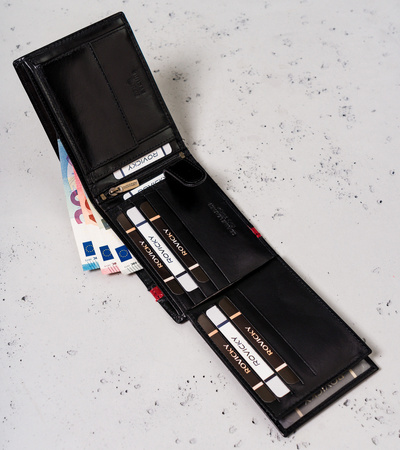 Herren Geldbörse mit rotem Band – Rovicky