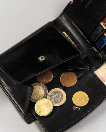 Geräumige Herren Geldbörse aus Leder ohne Verschluss – Peterson