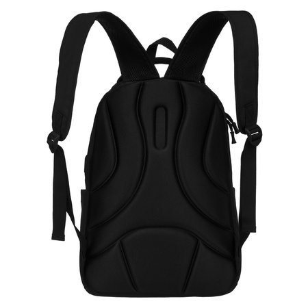 Schulrucksack in Schwarz mit USB-Anschluss – Peterson