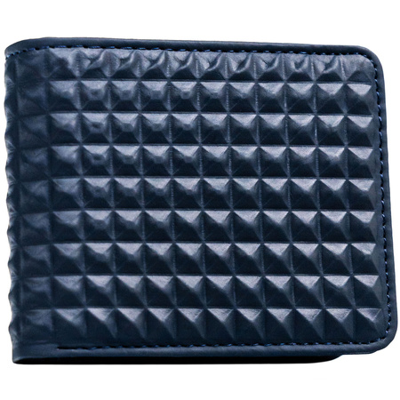 Marineblaue Herren Geldbörse mit geometrischem Muster – Peterson