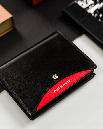 Herren Geldbörse hochformat mittelgroß ohne äußeren Verschluss – Peterson