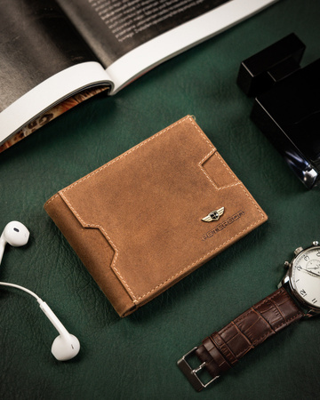 Herren Geldbörse aus Leder mit Kartenfach – Peterson