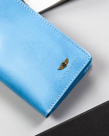 Große Damen Geldbörse aus Leder mit RFID-Schutz – Peterson