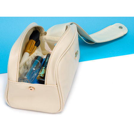 Minimalistische Reise-Kosmetiktasche mit Reiß- und Magnetverschluss – Peterson