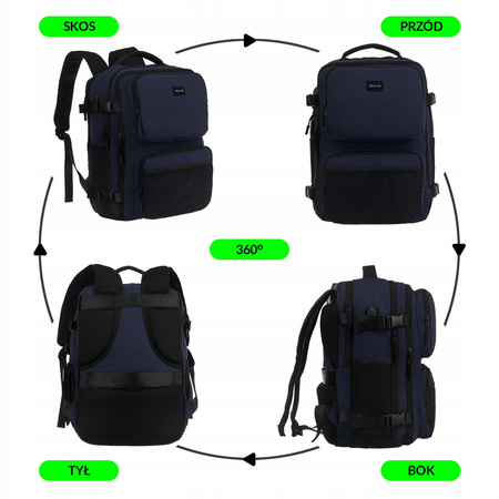 Reiserucksack aus wasserabweisendem Polyester – Himawari