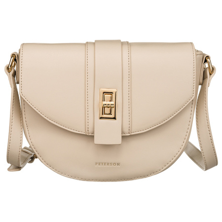Halbmondförmige Damen Umhängetasche aus Öko-Leder – Peterson