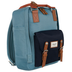 Städtischer Rucksack in Hellblau mit Laptopfach – Himawari