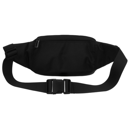 Schwarze Herren-Bauschtasche ein Fach mit drei zusätzlichen Taschen - Peterson