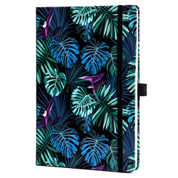 Blumiges, punktiertes Notizbuch – Peterson